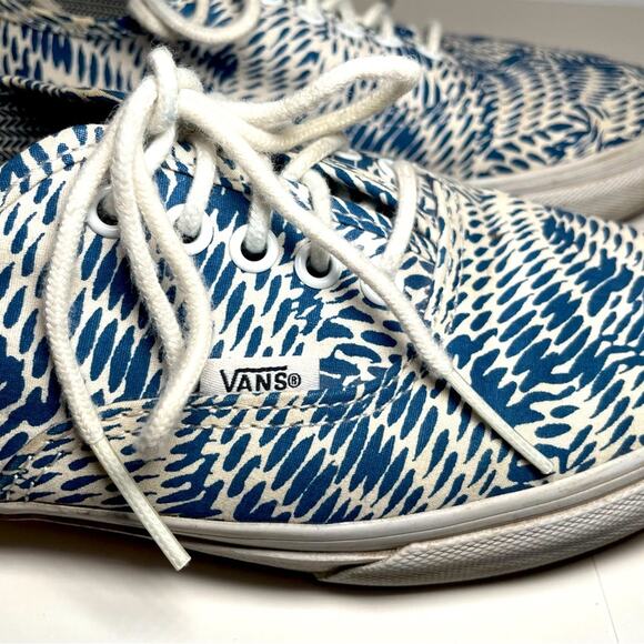 Vans Sneakers Tennis Shoes Blue White Size 9 - Picture 2 of 10
